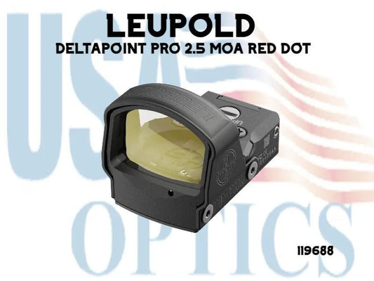 LEUPOLD, 119688, DELTAPOINT PRO 2.5 MOA RED DOT