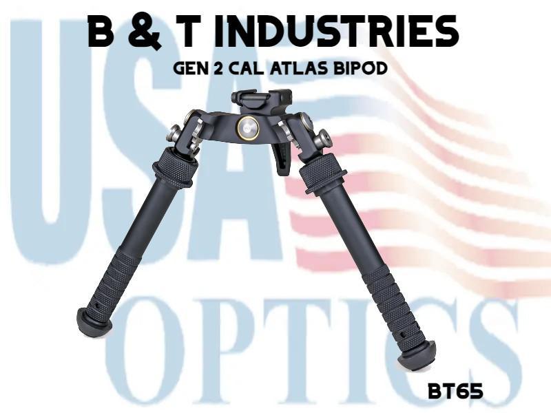 B & T INDUSTRIES, BT65, GEN 2 CAL ATLAS BIPOD – USA OPTICS