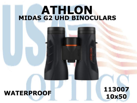 ATHLON, 113007, MIDAS G2 10x50 UHD BINOCULARS
