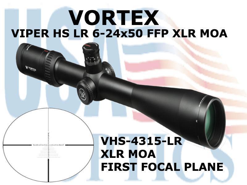 Vortex, VHS-4315-LR, Viper HS FFP 6-24x50 MOA XLR- LR