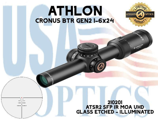 ATHLON, 210201, CRONUS BTR GEN2 1-6x24 IR MOA UHD