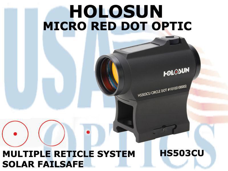 HOLOSUN, HS503CU, MICRO DOT - CIRCLE/DOT - BATTERY/SOLAR