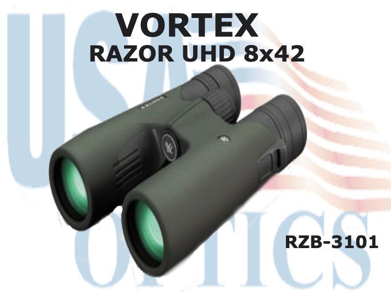 VORTEX, RZB-3101, RAZOR UHD 8x42 BINOCULARS