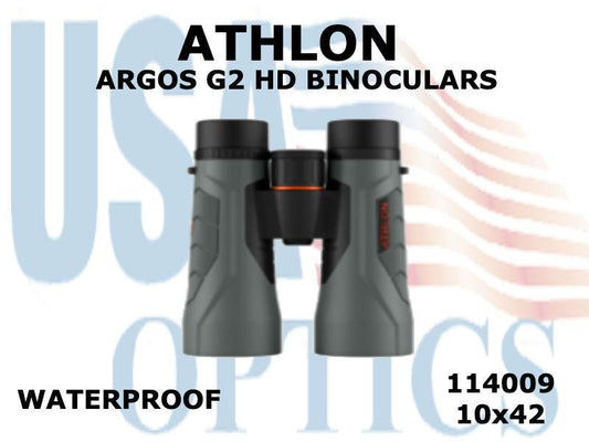 ATHLON, 114009, ARGOS G2 10x42 HD BINOCULARS