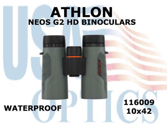 ATHLON, 116009, NEOS G2 10x42 HD BINOCULARS