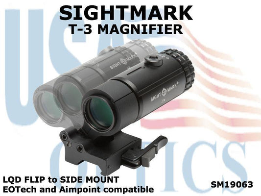 SIGHTMARK, SM19063, T-3 MAGNIFIER WITH LQD FLIP TO SIDE MOUNT