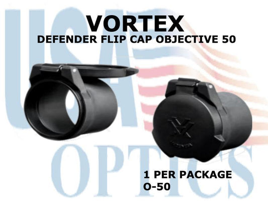 VORTEX, O-50, DEFENDER FLIP CAP, OBJECTIVE 50