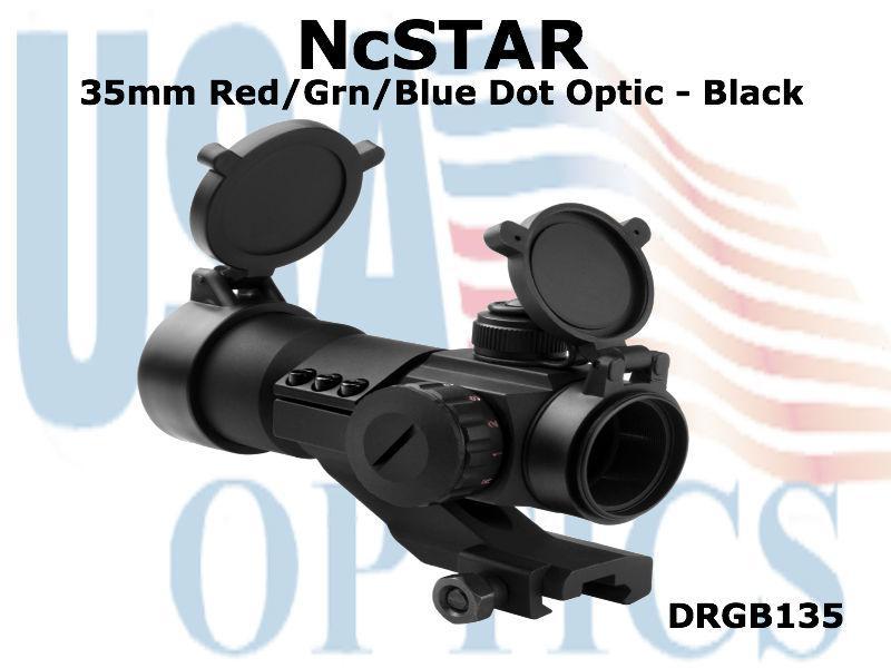 NcSTAR, DRGB135, TACTICAL RED/GREEN/BLUE DOT WITH CANTILEVER WEAVER MOUNT