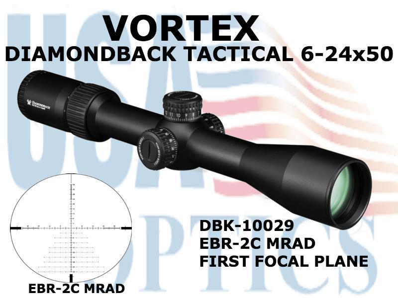 VORTEX, DBK-10029, 6-24x50 FFP MRAD DIAMONDBACK