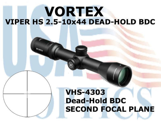 VORTEX, VHS-4303, VIPER HS 2.5-10x44 BDC SFP