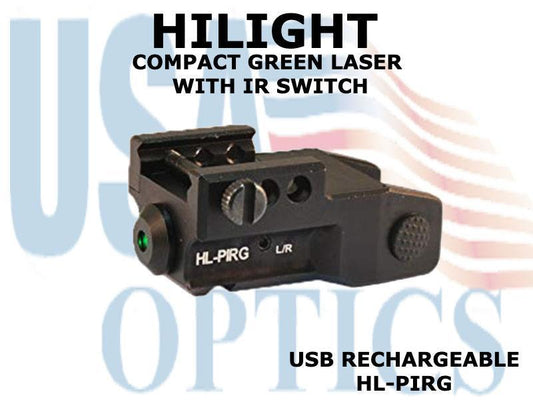 HILIGHT, HL-PIRG, TACTICAL GREEN LASER SIGHT WITH IR SWITCH