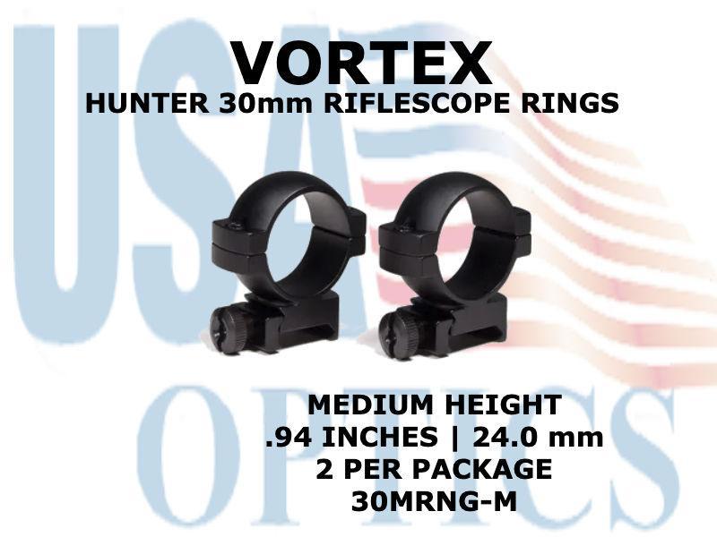 VORTEX, 30MRNG-M, HUNTER 30mm MEDIUM RINGS – USA OPTICS