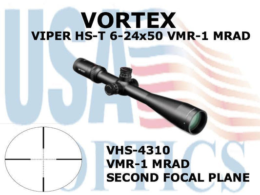 VORTEX, VHS-4310, VIPER HS-T 6-24x50  VMR-1 MRAD
