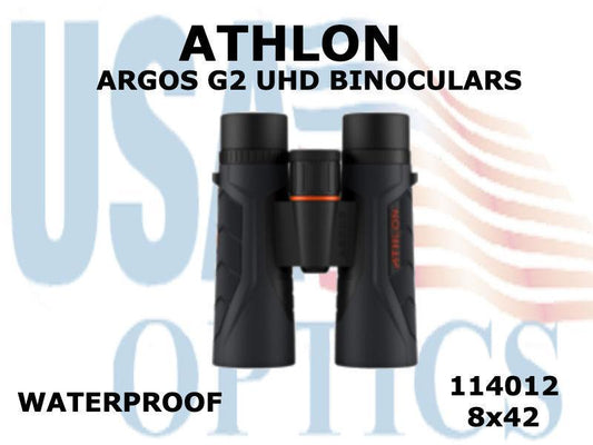 ATHLON, 114012, ARGOS G2 8x42 UHD BINOCULARS