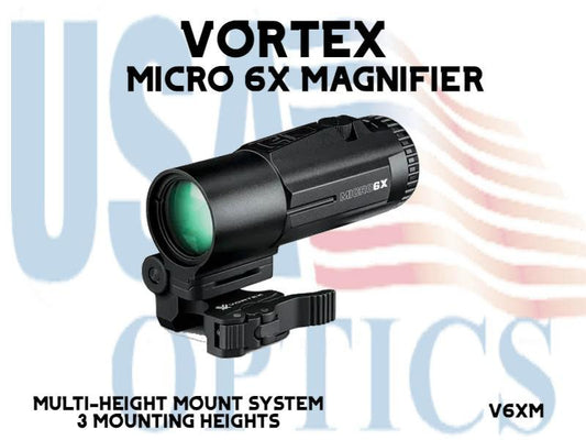 VORTEX, V6XM, MICRO 6X MAGNIFIER