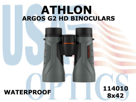ATHLON, 114010, ARGOS G2 8x42 HD BINOCULARS