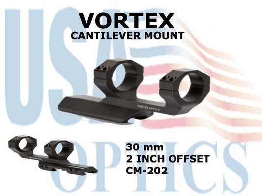 VORTEX, CM-202, CANTILEVER 30mm Mount 2" OFFSET
