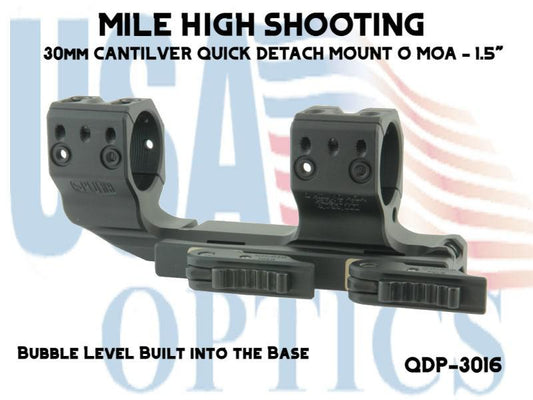 SPUHR, QDP-3016, 30mm CANTILVER QUICK DETACH MOUNT O MOA - 1.5"