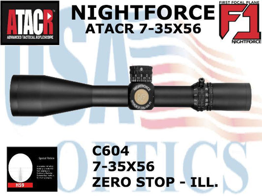 NIGHTFORCE, C604, ATACR 7-35x56 F1 H59