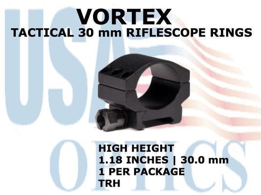 VORTEX, TRH, TACTICAL RIFLESCOPE RING (1) - 30mm HIGH - 1.18 Inches - 30.0 mm