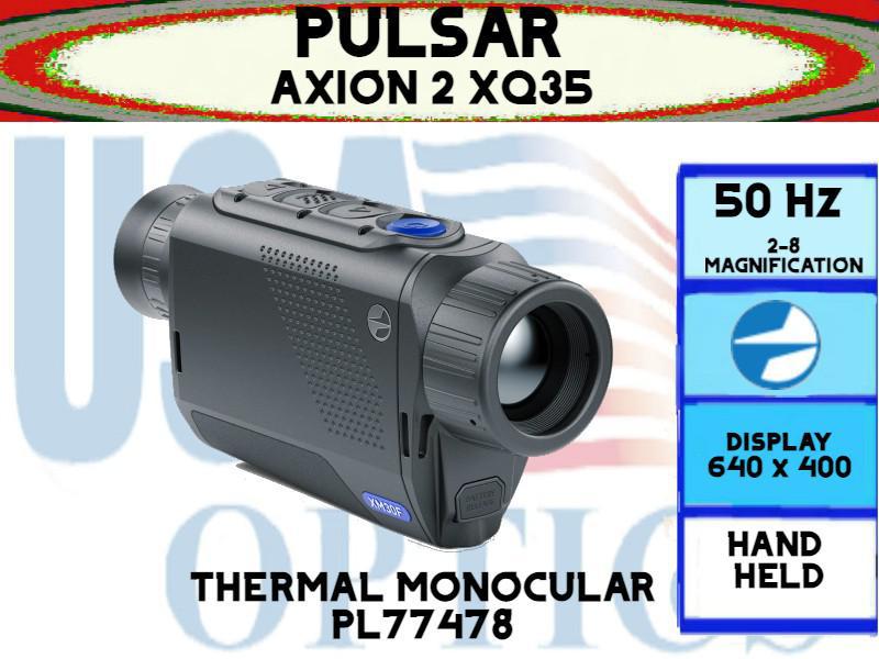 PULSAR, PL77478, AXION 2 XQ35 THERMAL MONOCULAR