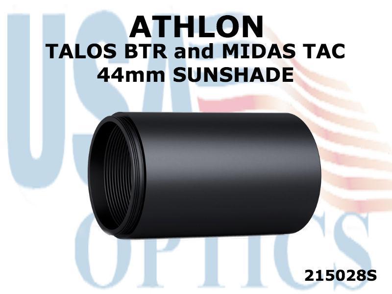 ATHLON, 215028S, TALOS BTR 44mm RIFLESCOPE SUNSHADE - BLACK