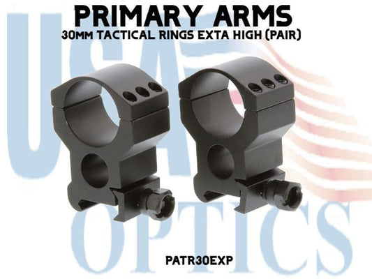 PRIMARY ARMS, PATR30EXP, 30mm TACTICAL RINGS  EXTA HIGH (PAIR)