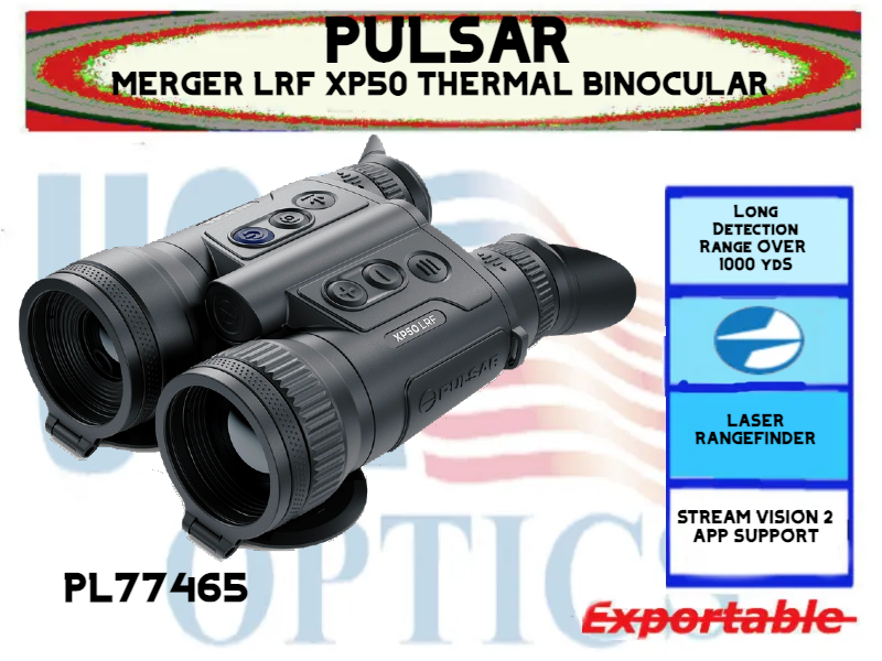 PULSAR, PL77465, MERGER LRF XP50 THERMAL BINOCULAR