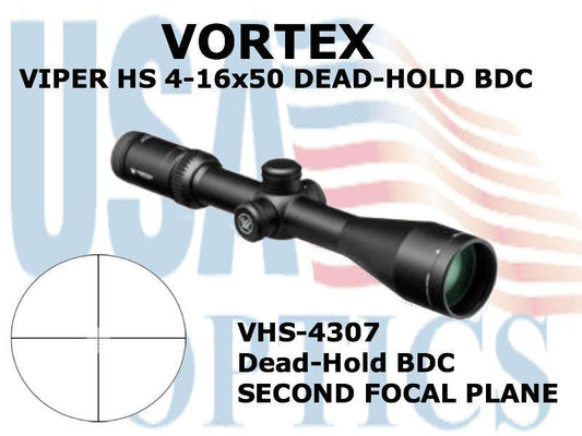 VORTEX, VHS-4307, VIPER HS 4-16x50 BDC SFP