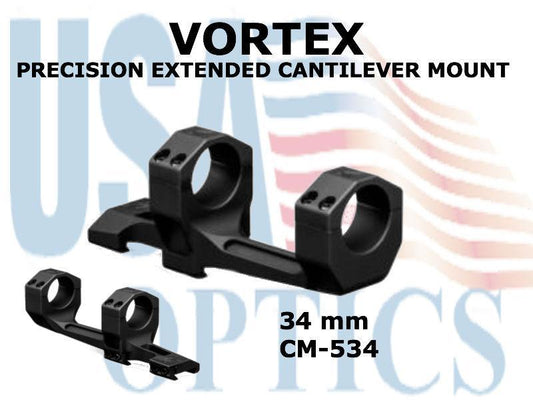 VORTEX, CM-534, PRECISION EXTENDED CANTILEVER MOUNT - 34mm