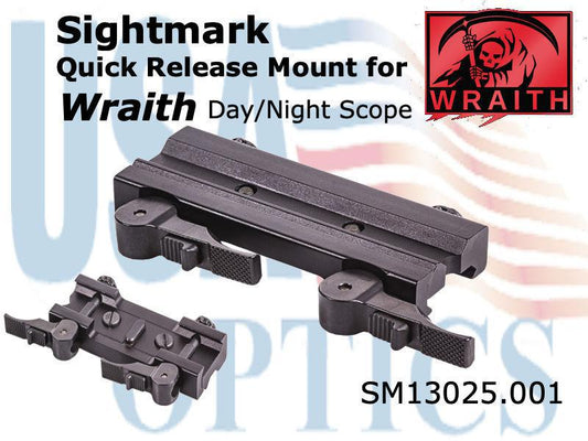 SIGHTMARK, SM13025.001, LOCKING QUICK DETACH MOUNT FOR WOLFHOUND PRISMATIC SIGHT/WRAITH COMPATIBLE