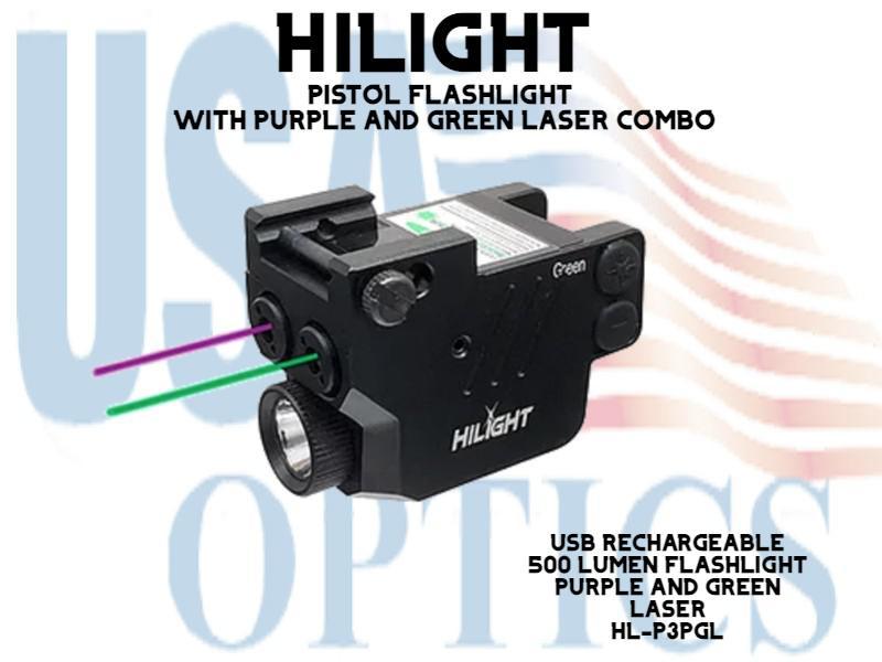 HILIGHT, HL-P3PGL, PURPLE/GREEN LASER LIGHT COMBO