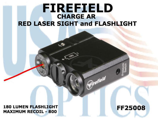 FIREFIELD, FF25008, CHARGE AR RED LASER and LIGHT COMBO