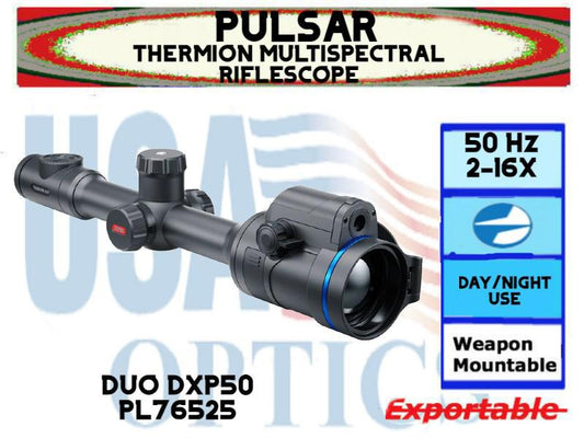 PULSAR, PL76571, THERMION DUO DXP50 THERMAL RIFLESCOPE - MULTISPECTRAL