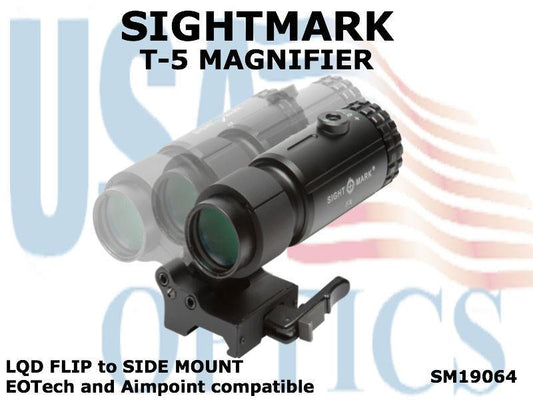SIGHTMARK, SM19064, T-5 MAGNIFIER WITH LQD FLIP TO SIDE MOUNT