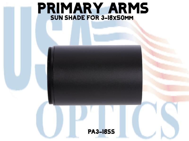 PRIMARY ARMS, PA3-18SS, SUN SHADE FOR 3-18x50mm