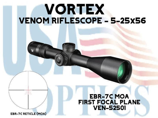 VORTEX, VEN-52501, VENOM 5-25x56 FFP RIFLESCOPE - EBR-7C MOA