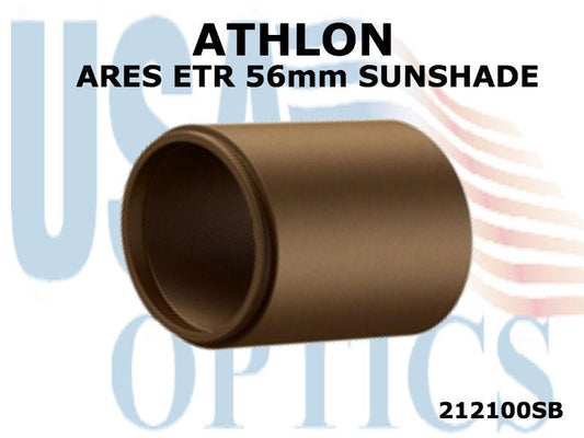 ATHLON, 212100SB, ARES ETR 56mm RIFLESCOPE SUNSHADE - BROWN