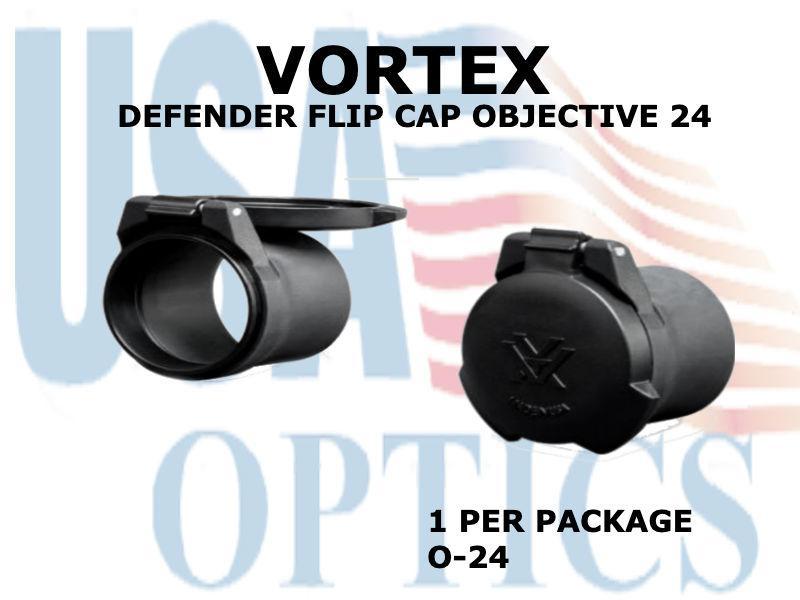 VORTEX, O24, DEFENDER FLIP CAP, OBJECTIVE 24 USA OPTICS