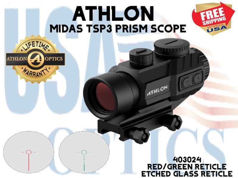 ATHLON, 403024, MIDAS TSP3 PRISM SCOPE